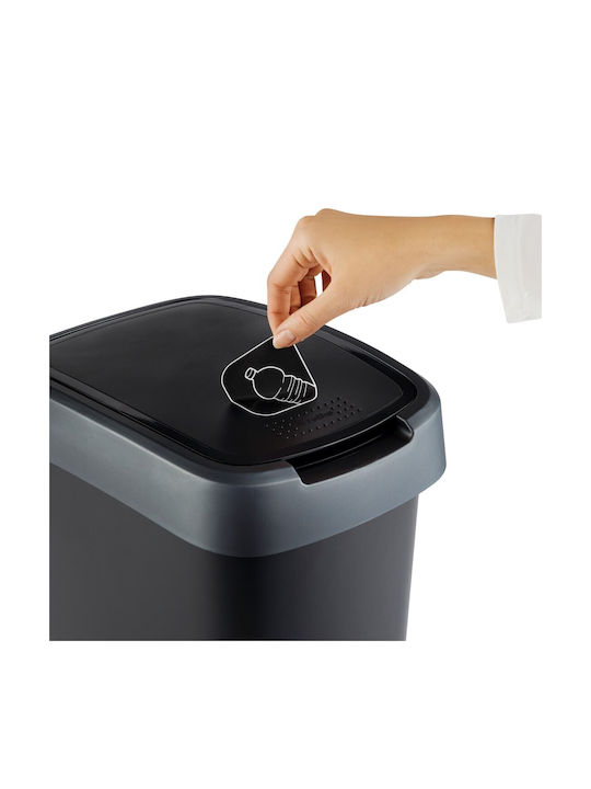 Rotho Babydesign Twist Coș de Gunoi Plastic Gri 25lt 1buc