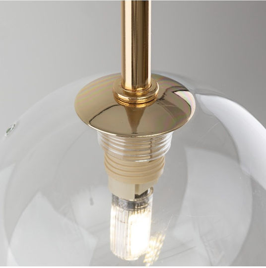 TK Lighting Pendant Light Black with Socket G9 12x160cm