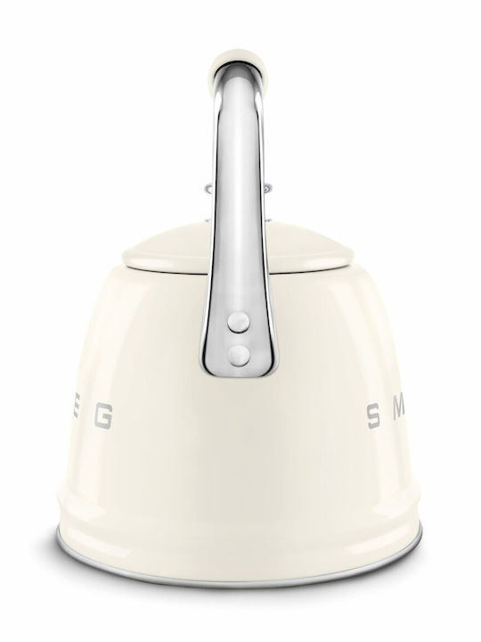 Smeg Τσαγιέρα Ανοξείδωτη Λευκή 2300ml