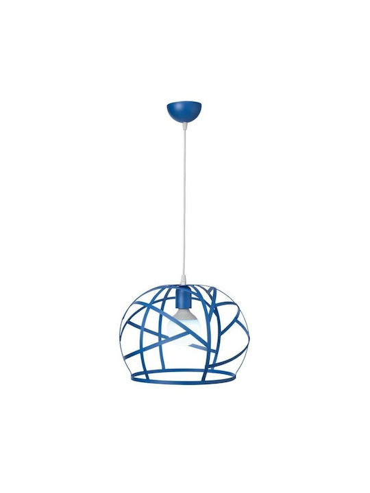 ArkoLight Kids Metallic Single Ceiling Light E27 Pink 60W 35x31cm