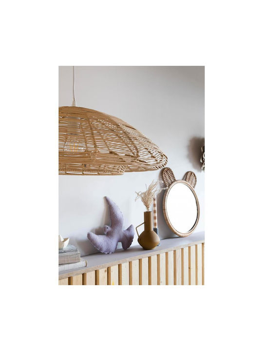 Kids Depot Kids Wooden Single Ceiling Light Zandi Beige 57x20cm