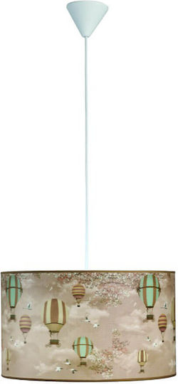 ArkoLight Einfaches Licht Kinderdeckenleuchte Deckenleuchte mit Fassung E27 Braun 40cm