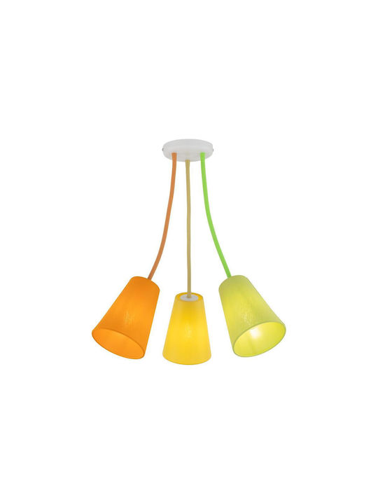 TK Lighting Wire Πολύφωτο Παιδικό Φωτιστικό Πλαφονιέρα από Μέταλλο 60W με Υποδοχή E27