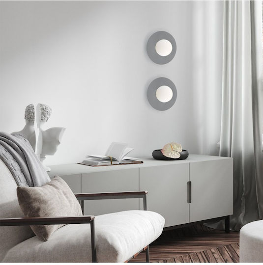 TK Lighting Einfaches Licht Kinderdeckenleuchte Deckenleuchte 8W mit Fassung E27 Gray 25cm