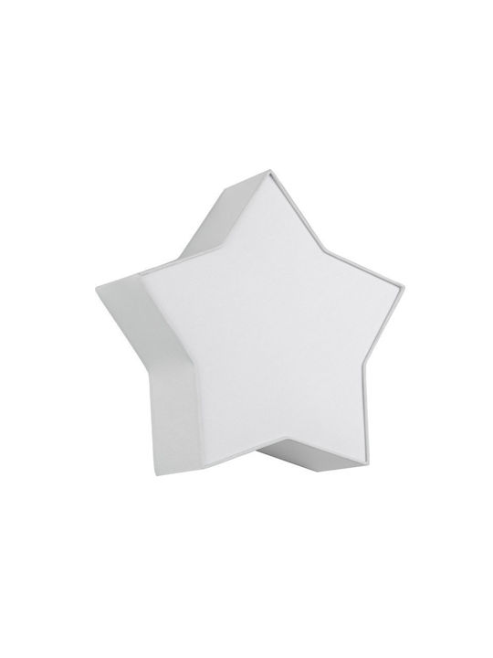 TK Lighting Μονόφωτο Παιδικό Φωτιστικό Πλαφονιέρα 15W με Υποδοχή E27 Γκρι 43cm