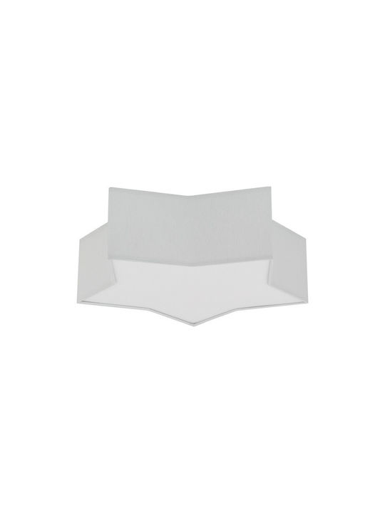 TK Lighting Μονόφωτο Παιδικό Φωτιστικό Πλαφονιέρα 15W με Υποδοχή E27 Γκρι 43cm