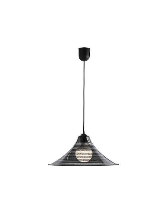 ArkoLight Kids Plastic Single Ceiling Light E27 Plexiglass Orange 25W 38x24cm