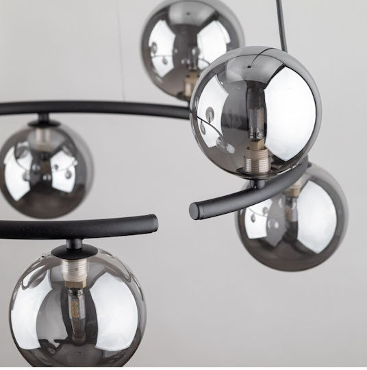 TK Lighting Κρεμαστό Φωτιστικό Μαύρο 62x62x140εκ. TK Lighting Κρεμαστό Φωτιστικό Μαύρο 62x62x140εκ.