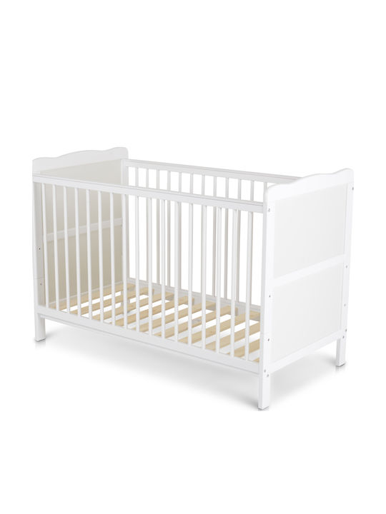Cangaroo Baby Cot Albero White for Mattress 60x120cm