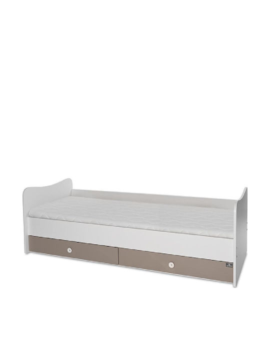 Lorelli Cununie Bebeluși Cabriolet Minimax Albă cu Saltea 60x120cm