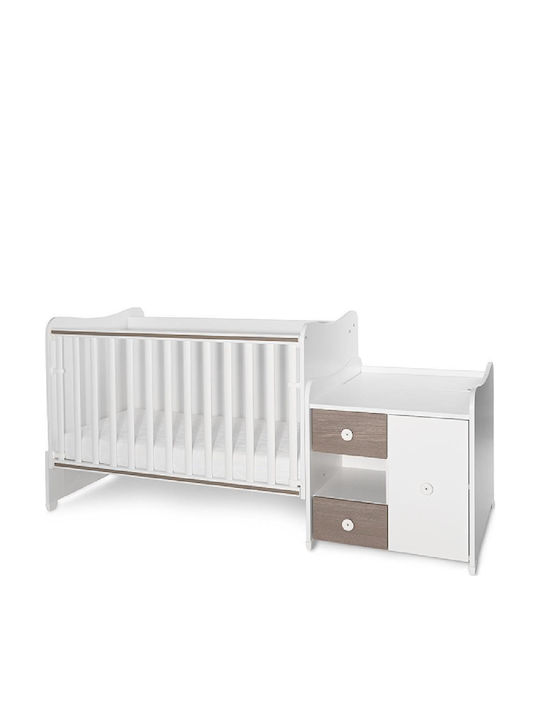 Lorelli Cabrio Babybett Minimax Weiß mit Matratze 60x120cm
