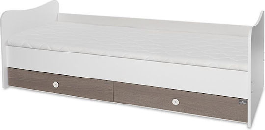 Lorelli Πολυμορφική Κούνια Minimax White/Coffee με Συρτάρι