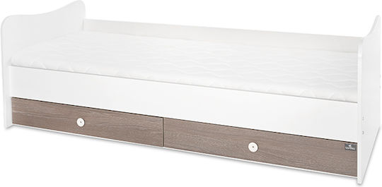Lorelli Πολυμορφική Κούνια Minimax White/Coffee με Συρτάρι