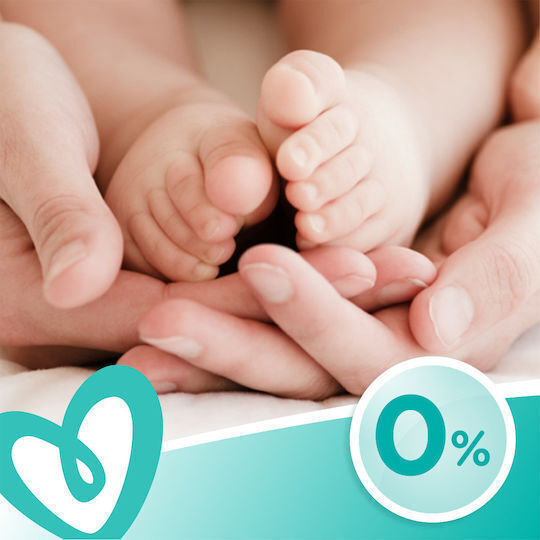 Pampers Sensitive Hipoalergenice Șervețele Umede Bebe Fără Parfum Alcool și Parabeni 52 Bucăți