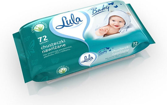 Stella Lula Șervețele Umede pentru Bebeluși fără Alcool & Parabeni 72buc