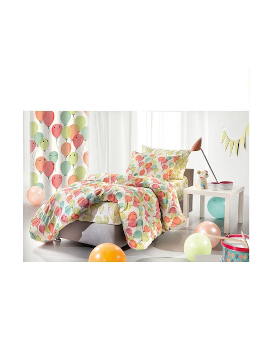 Guy Laroche Party Kids Duvet Cover Single Cotton Multicolored 163x225cm