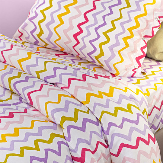 Guy Laroche Kinderbettbezug Einzel Baumwolle Pinky 165x225cm