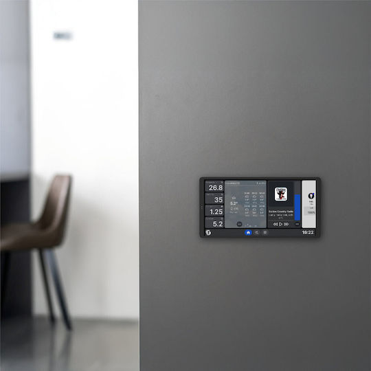 Shelly Display Analog Thermostat Raum Intelligent mit Touchscreen und WLAN