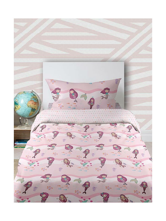 Sunshine Cotton Feelings Mermaid Kids Duvet Cover Single Cotton 32 170x250cm