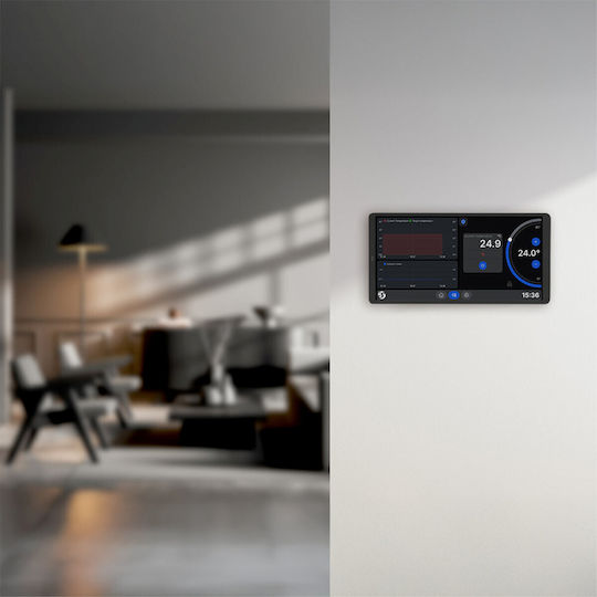 Shelly Display Analog Thermostat Raum Intelligent mit Touchscreen und WLAN
