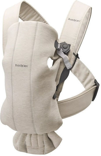 BabyBjorn Classic Carrier Mini 3D Jersey Light Beige with Maximum Weight 11kg
