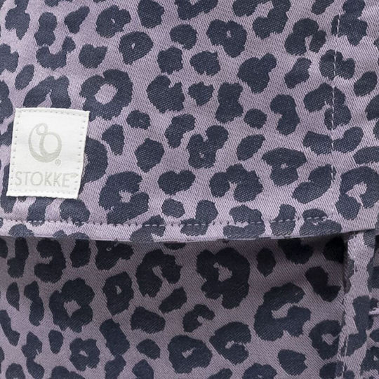 Stokke Limas Standard Babytragetuch Leopard Flieder mit Maximales Kindergewicht 15kg