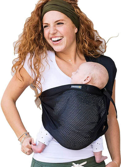 Mini Monkey Wrap Carrier Mini Sling Light Blue with Maximum Weight 15kg