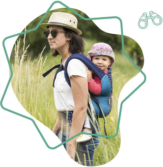 Badabulle Clasic Sling Easy & Go Blue cu Greutate Maximă 15kg