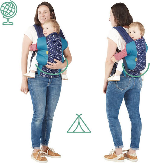 Badabulle Clasic Sling Easy & Go Blue cu Greutate Maximă 15kg