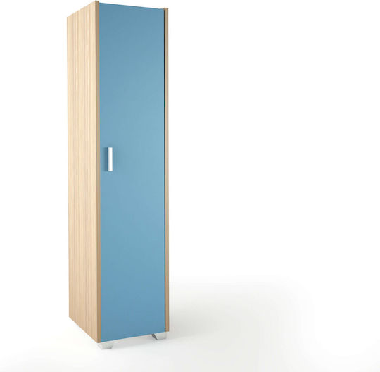 G1 One Door Wardrobe Oak-Light Blue 48x50x180cm
