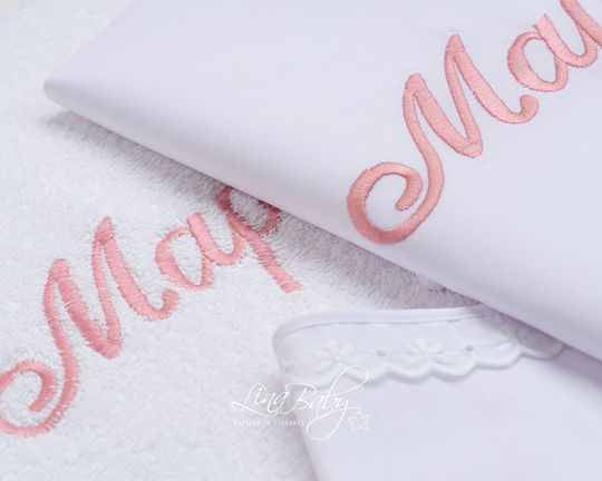 Lina Baby Set Bătături De Botez Ecru 2 Bucăți