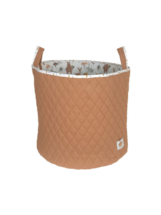 Baby Star Forest Friends Large Nursery Storage Basket Brown