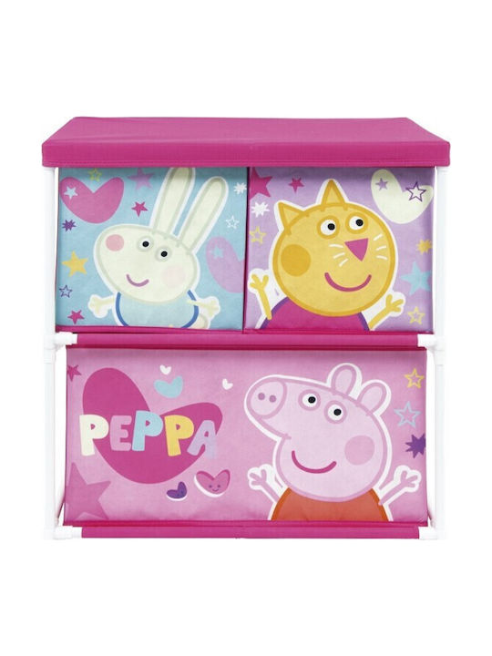 Arditex Παιδικό Κουτί Αποθήκευσης από Ύφασμα Peppa Pig Ροζ 60x30x60cm
