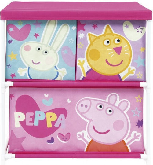 Arditex Παιδικό Κουτί Αποθήκευσης από Ύφασμα Peppa Pig Ροζ 60x30x60cm