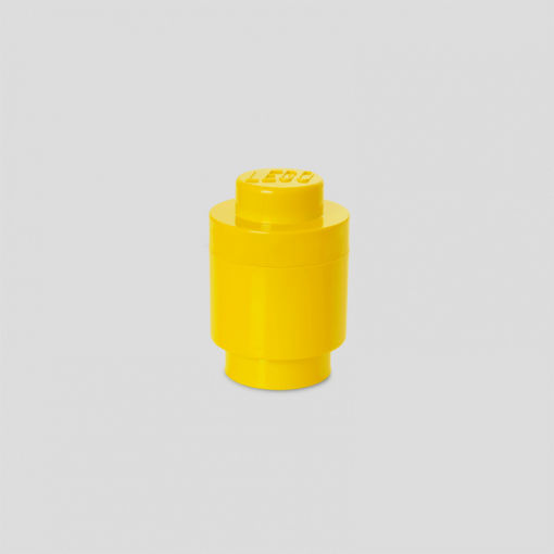 LEGO din Plastic 1 Round Galben 12x12x12cm 1buc