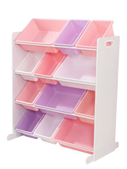 Kidkraft Детска кутия за съхранение Sort It & Store It Bin Unit Многоцветен 83x48x92см 1бр