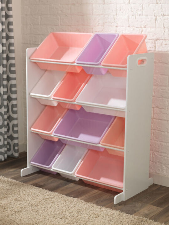 Kidkraft Детска кутия за съхранение Sort It & Store It Bin Unit Многоцветен 83x48x92см 1бр