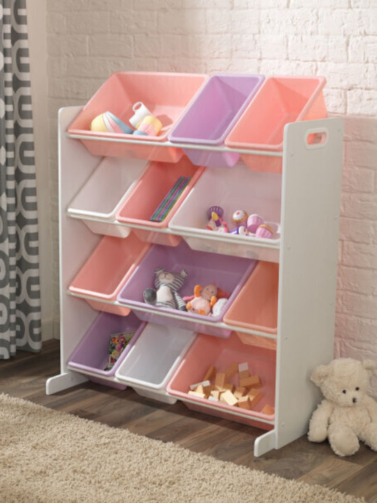 Kidkraft Детска кутия за съхранение Sort It & Store It Bin Unit Многоцветен 83x48x92см 1бр