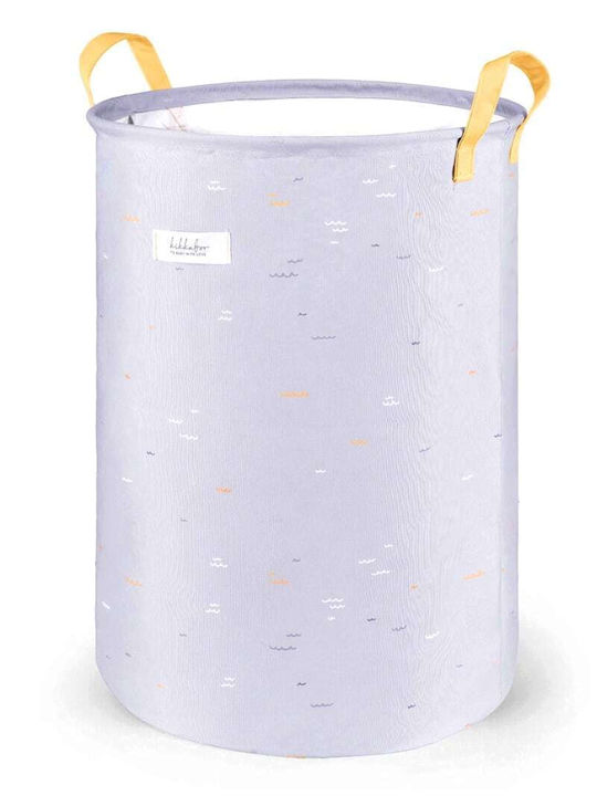 Kikka Boo Children's Storage Basket made of Fabric Seally Me White 50x35cm 1pcs