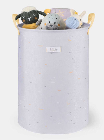 Kikka Boo Children's Storage Basket made of Fabric Seally Me White 50x35cm 1pcs