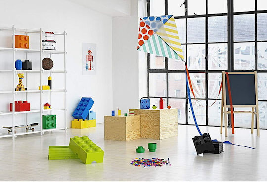 LEGO Παιδικό Κουτί Αποθήκευσης από Πλαστικό 1 Round Μπλε 12x12x12cm