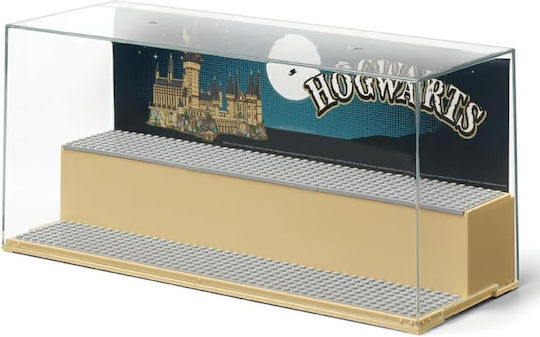 LEGO Παιδικό Κουτί Αποθήκευσης από Πλαστικό Display Harry Potter - Hogwarts Μπεζ 40x15x20cm