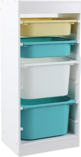 U-Grow Children's Storage Basket made of Plastic Multicolour 40.8x30x90.3cm 1pcs