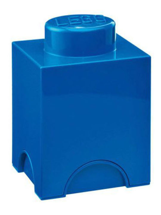 LEGO Παιδικό Κουτί Αποθήκευσης από Πλαστικό 1-Stud Μπλε 12x12x18cm