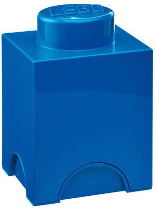 LEGO Children's Storage Box made of Plastic 1-Stud 5004268 Blue 12x12x18cm 1pcs 5004268
