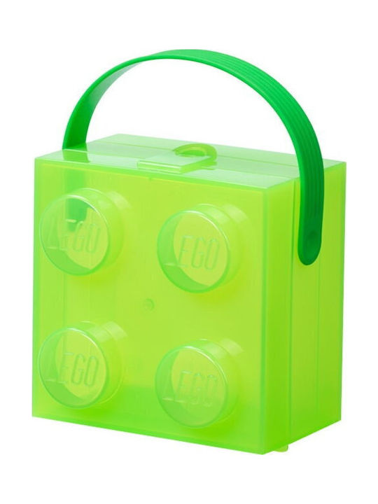 LEGO Παιδικό Κουτί Αποθήκευσης από Πλαστικό Πράσινο 16x16x11cm