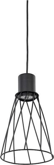 TK Lighting Κρεμαστό Φωτιστικό Μαύρο 16εκ.