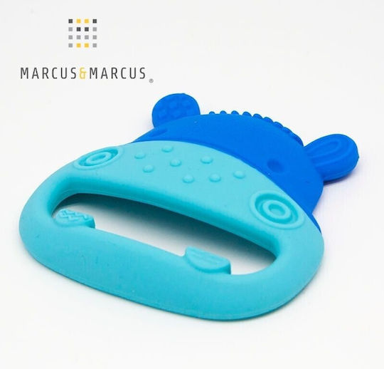 Marcus & Marcus Hippopotamus Teething Ring for Teething from Silicone for 6 Months+