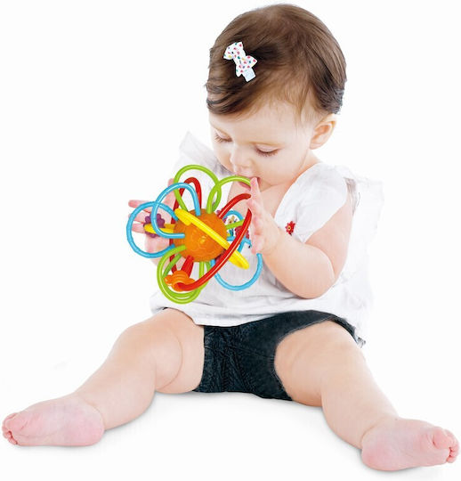 Hola Toys Μασητική Κουδουνίστρα Οδοντοφυΐας από Πλαστικό για 0 m+