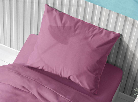 Dimcol Solid Kids Cotton Pillowcase 50x70cm Lilac 1930813106249274